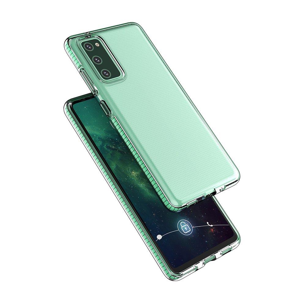 Pокривало Spring clear TPU за Samsung Galaxy S30 - Тъмносин