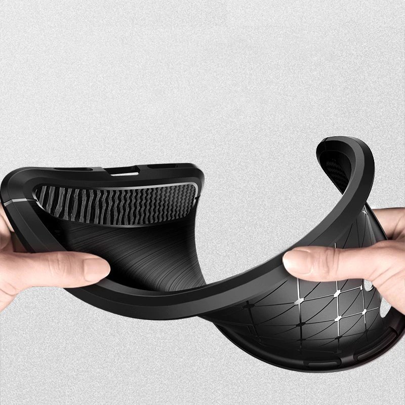 Carbon Shield TPU калъф за Apple iPhone 12 Mini - Син