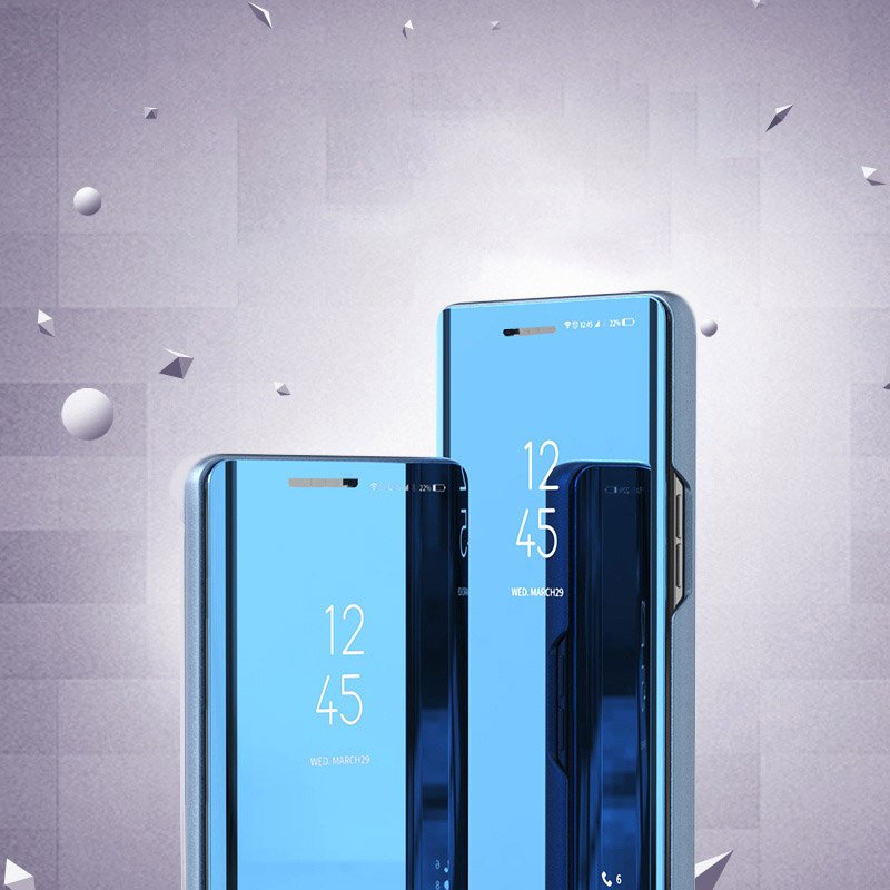 Калъф Clear View за Huawei Y5P - Златен
