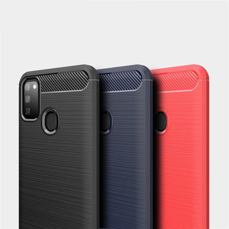Carbon Shield TPU калъф за Huawei Mate 40 - Черен