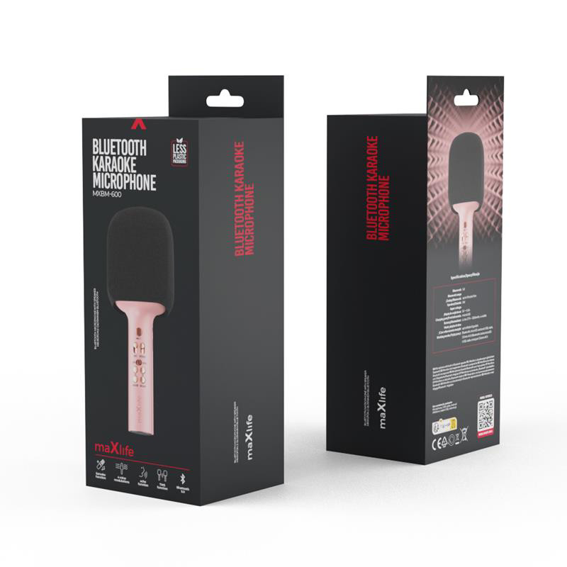 Maxlife Bluetooth Микрофон с Репродуктор MXBM-600 - Черен