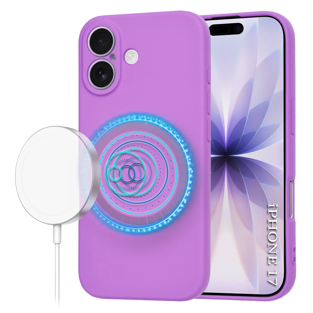 Techsuit - SoftFlex MagSafe калъф за Apple iPhone 17 - Син