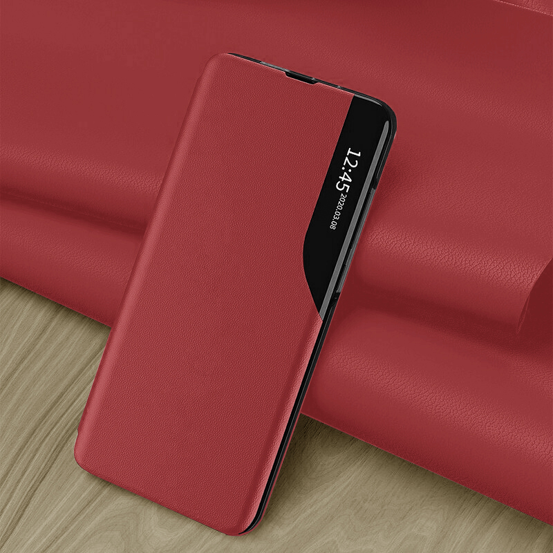 Elegantен книжен калъф View Case за Xiaomi Redmi Note 13 - Черен
