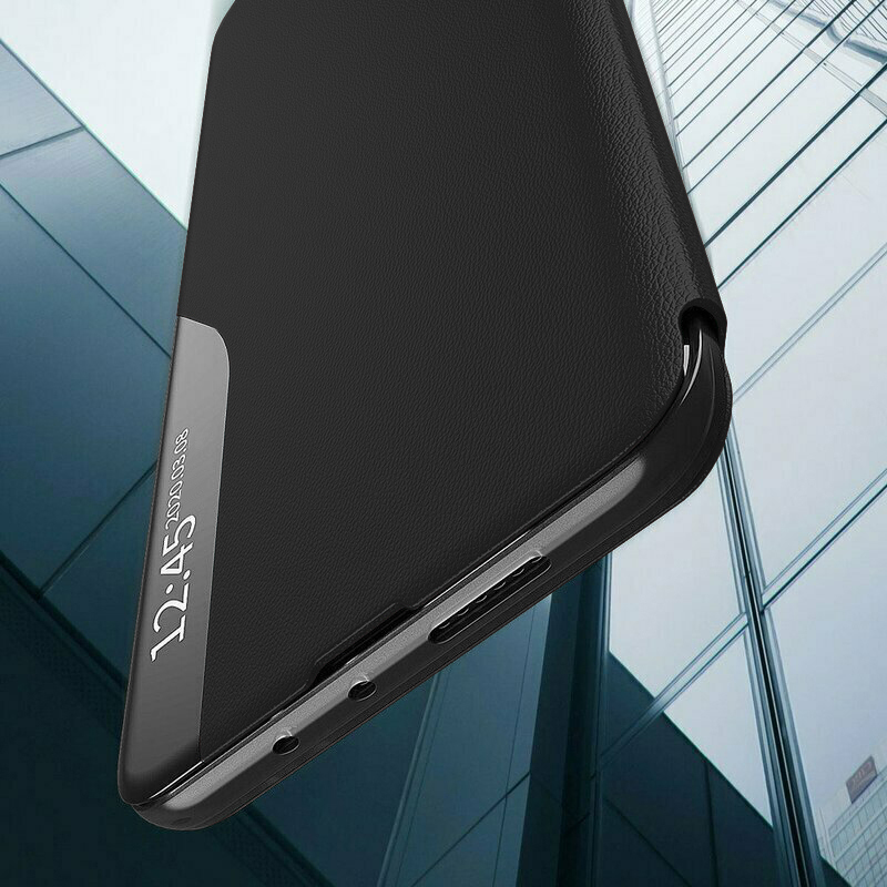 Elegantен книжен калъф View Case за Xiaomi Redmi Note 13 - Черен