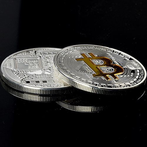 Монета Bitcoin Cash - Сребърна / Тип2