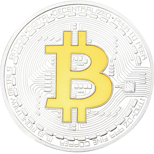 Монета Bitcoin Cash - Сребърна / Тип2