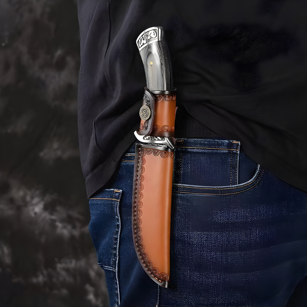 Външен нож EF - 39474 - Сив / Сребрист