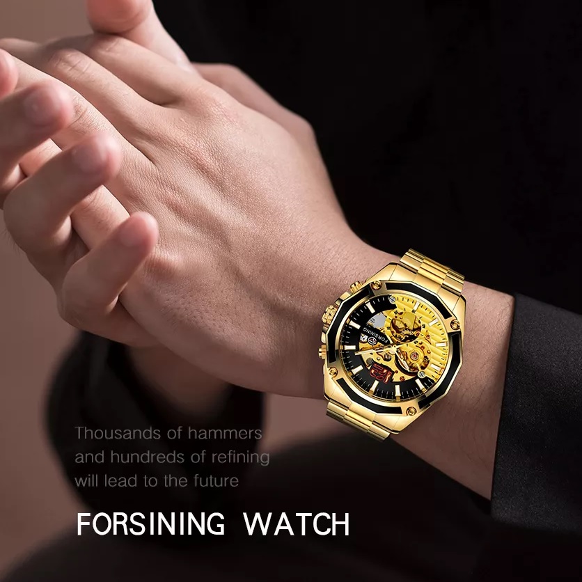 Часовник FORSINING RH-42112 - Златен / 2. качество