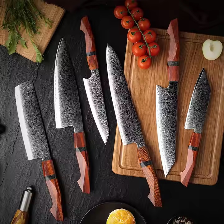 Дамаски кухненски нож KI-35082 - Kiritsuke