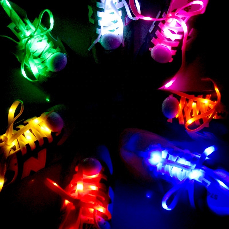 LED Връзки за обувки - Розова