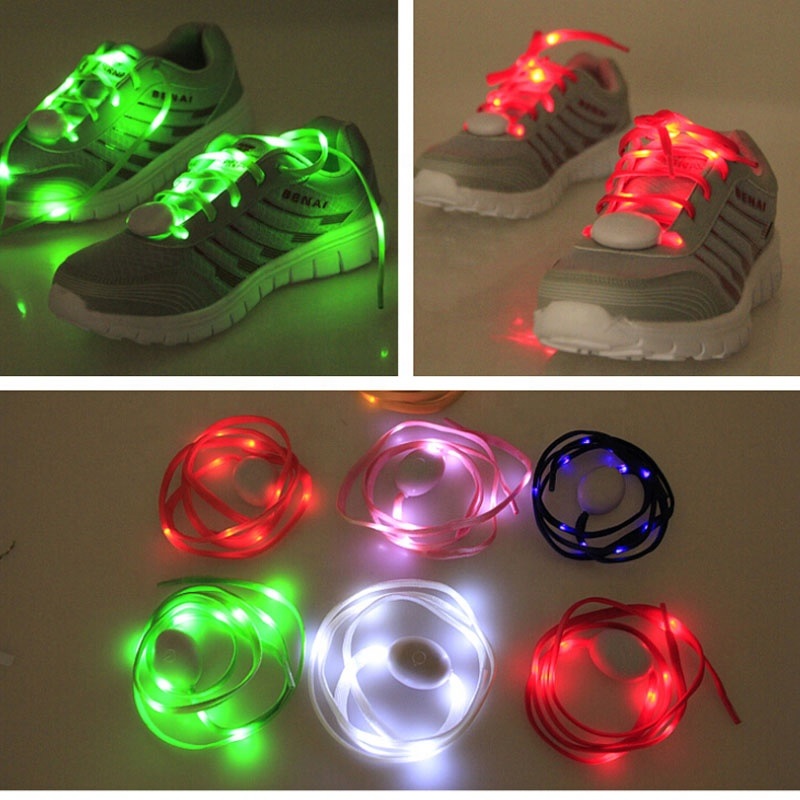 LED Връзки за обувки - Розова