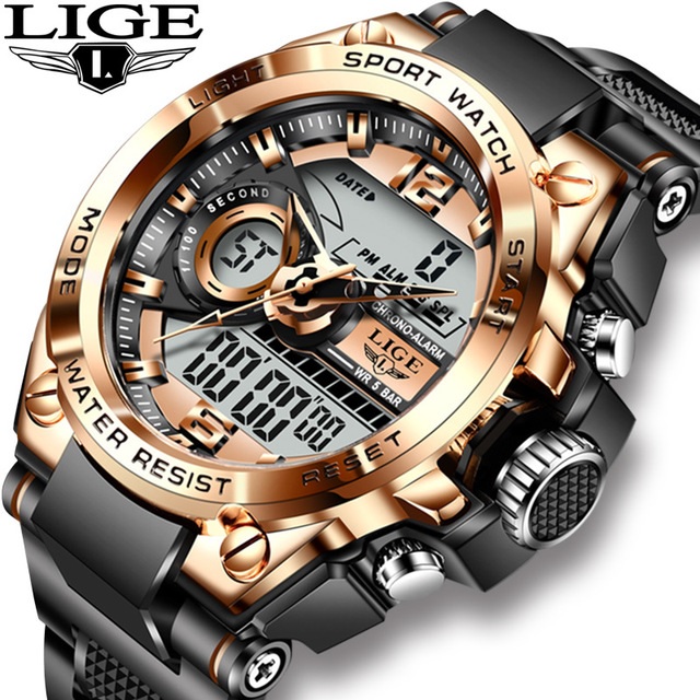 Часовник LIGE RA-14663 - Черен