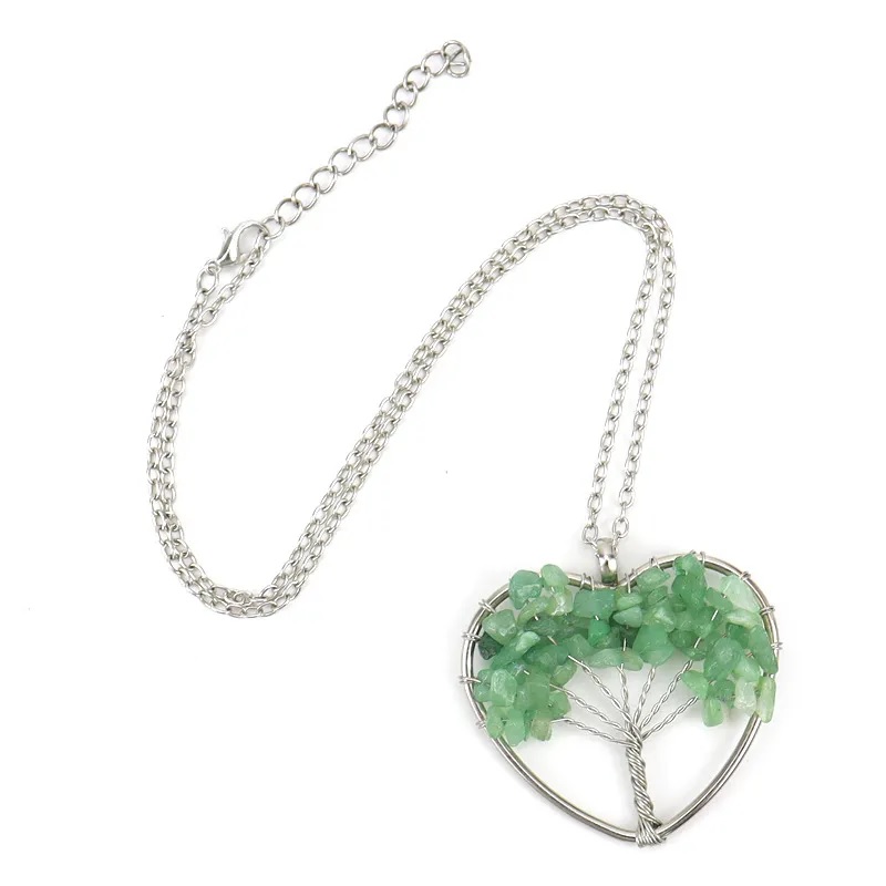 Колие Tree Heart - Жълта