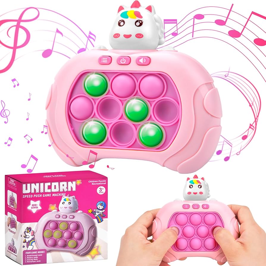 Игрална конзола Skill Game Хипопотам (Pop It) - Синя