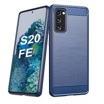 Carbon Shield TPU калъф за Samsung Galaxy S20 FE 5G - Син